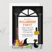 Uitnodigingen van Halloween-partijen (Voorkant / Achterkant)