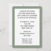 Uitnodigingen van Halloween-partijen (Achterkant)
