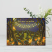 Uitnodigingen van Halloween/party/bruiloft (Staand voorkant)