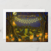 Uitnodigingen van Halloween/party/bruiloft (Voorkant / Achterkant)