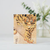 Uitnodigingen van Kuniyoshi Tiger (Staand voorkant)