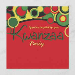 Uitnodigingen van Kwanzaa Party