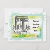 Uitnodigingen van L'Arc de Triomphe (Voorkant)