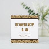 Uitnodigingen van Leopard Print Party (Staand voorkant)