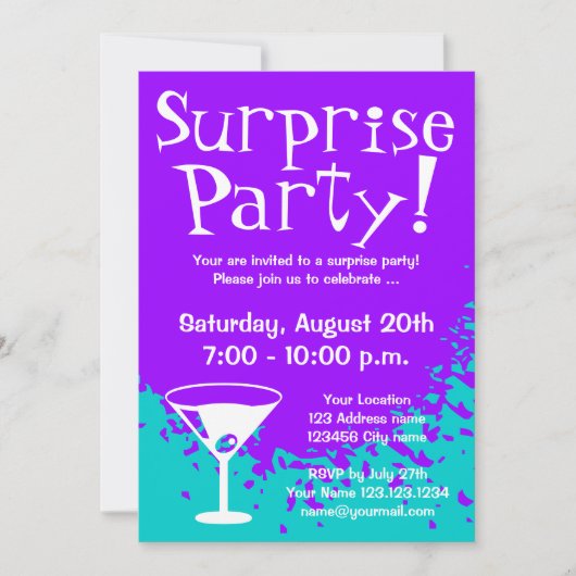 Uitnodigingen van leveranciers | Aangepaste uitnod (Voorkant)