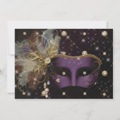 Uitnodigingen van Masquerade Party (Voorkant)