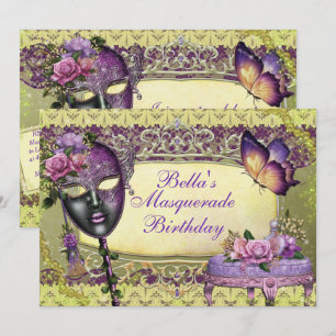 Uitnodigingen van Masquerade Party