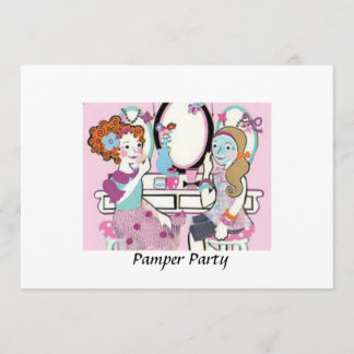 Uitnodigingen van Pamper Party