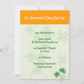 Uitnodigingen van Patrick's Day (Achterkant)