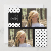 Uitnodigingen van Polka Dot Party (Achterkant)