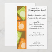 Uitnodigingen van Pumpkin Patch Thanksgiving Party (Voorkant / Achterkant)