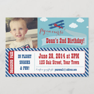 Uitnodigingen van Retro Airplane Party