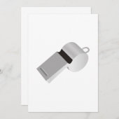 Uitnodigingen van scheidsrechters fluiten (Voorkant / Achterkant)