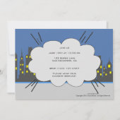 Uitnodigingen van superheld Party (Achterkant)