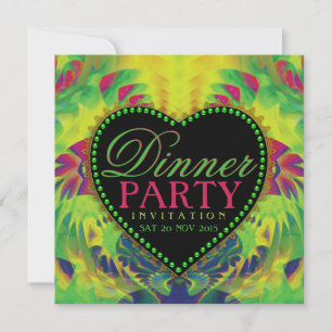 Uitnodigingen van Tropische Summer Love Dinner Par