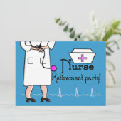 Uitnodigingen van uittredingspartijen bij verpleeg (Staand voorkant)