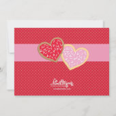 Uitnodigingen van Valentijnsdag Party (Achterkant)