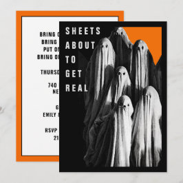 Uitnodigingen van volwassen Halloween-partijen