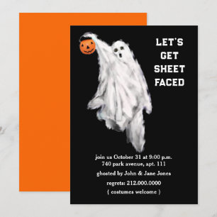 Uitnodigingen van volwassen Halloween-partijen