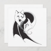 Uitnodigingen van Wolf en Dragon (Voorkant / Achterkant)