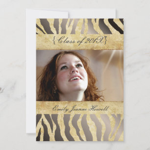 Uitnodigingen van Zebra/Afstuderen