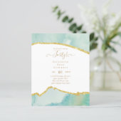 Uitnodigingen voor 40e verjaardag Glamour Meisjesa (Staand voorkant)