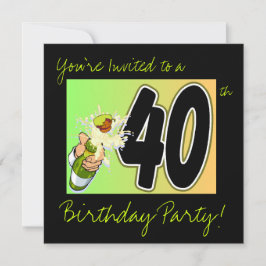 uitnodigingen voor 40e verjaardagsfeest