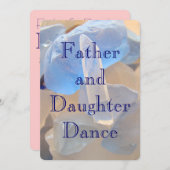 Uitnodigingen voor aangepaste vader- en dochteraan (Voorkant / Achterkant)