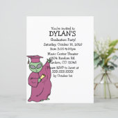 Uitnodigingen voor afgestudeerden van Alien-themat (Staand voorkant)