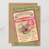 Uitnodigingen voor babyshower voor startpakket (Voorkant / Achterkant)