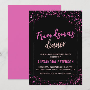 Uitnodigingen voor Black Friendsmas diner