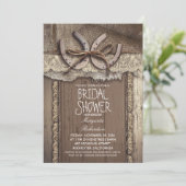 Uitnodigingen voor bruidsdouches van het land (Staand voorkant)