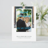 Uitnodigingen voor bruiloft  (Staand voorkant)