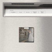 Uitnodigingen voor bruiloft magneet (Insitu (Vaatwasser))