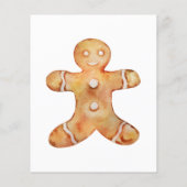 Uitnodigingen voor budgetcookie-uitwisseling kerst (Achterkant)