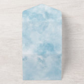 Uitnodigingen voor Cloud Theme - Head in the CLOUD (Buitenkant)