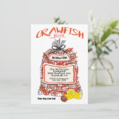 Uitnodigingen voor Crawfish Kookfeest Poster (Staand voorkant)