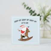 Uitnodigingen voor creatieve kerstfeestdagen (Staand voorkant)