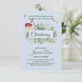 Uitnodigingen voor de doop van de Woodland Deer Bo (Staand voorkant)