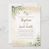 Uitnodigingen voor de doop van jongens (Voorkant)