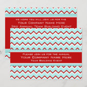 Uitnodigingen voor de Enterprise Team Building Eve (Voorkant / Achterkant)