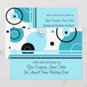 Uitnodigingen voor de Enterprise Team Building Eve (Voorkant / Achterkant)
