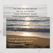 Uitnodigingen voor de Enterprise Team Building Eve (Voorkant / Achterkant)