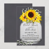 Uitnodigingen voor de Herfst van zonnebloemen van  (Voorkant / Achterkant)