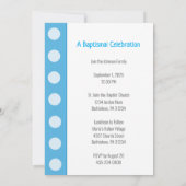 Uitnodigingen voor de zalige doop (Achterkant)