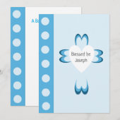 Uitnodigingen voor de zalige doop (Voorkant / Achterkant)