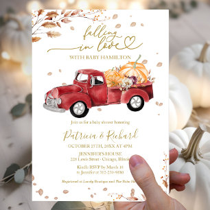 Uitnodigingen voor een budget baby shower met een flyer