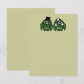 Uitnodigingen voor een Cthulhu-huwelijk (Voorkant / Achterkant)