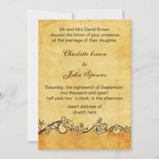 Uitnodigingen voor een trouwe , , zeesterstrand (Achterkant)