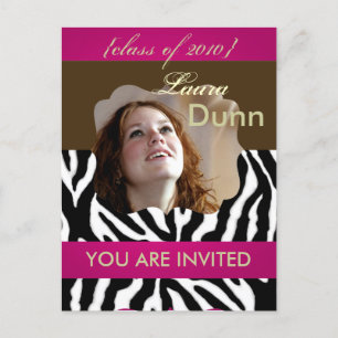 Uitnodigingen voor eindexamenfeest, foto's ansicht